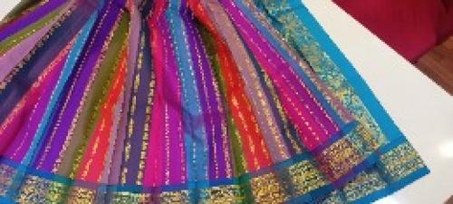 THIRUBHUVANAM HF ZARI SILK SAREE 550 MTS